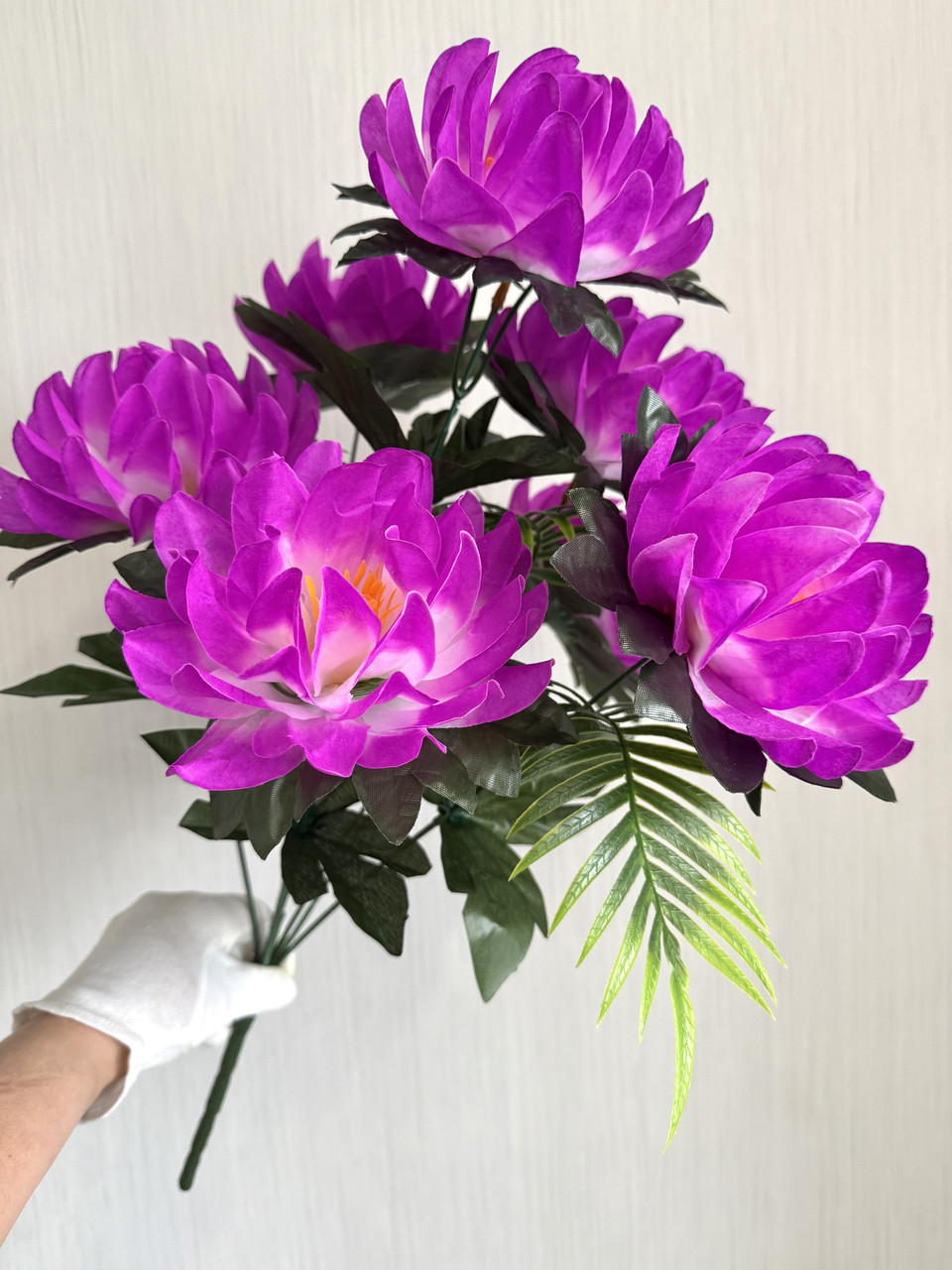 Букет штучних хризантем (ананас) (64 см), фото 1