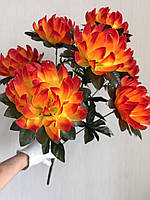 Букет штучних хризантем (ананас) (64 см), фото 4