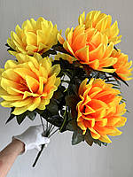 Букет штучних хризантем (ананас) (64 см), фото 10