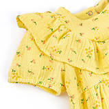 Сукня для дівчинки з квіточками Flowers on yellow, фото 3