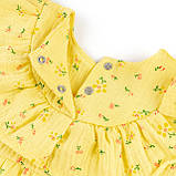 Сукня для дівчинки з квіточками Flowers on yellow, фото 4