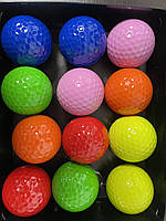 Міні-м ячі для гольфу Kofull, 12 шт, різнокольорові, тренувальні