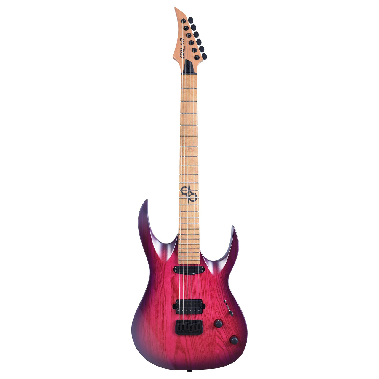 Електрогітара SOLAR GUITARS AB1.6HTPB TRANS PURPLE BURST MATTE, фото 1
