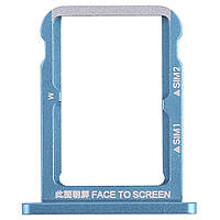 Тримач SIM карти Xiaomi MI A2, MI 6X M1804d2SG (блакитний на 2 SIM)