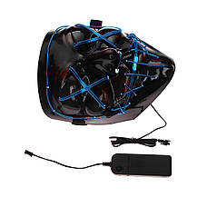 Світлодіодна маска RESTEQ "Судна ніч 3", маска з LED-підсвіткою для Хелловіну, вечірок і косплею, що світиться у темряві, фото 2