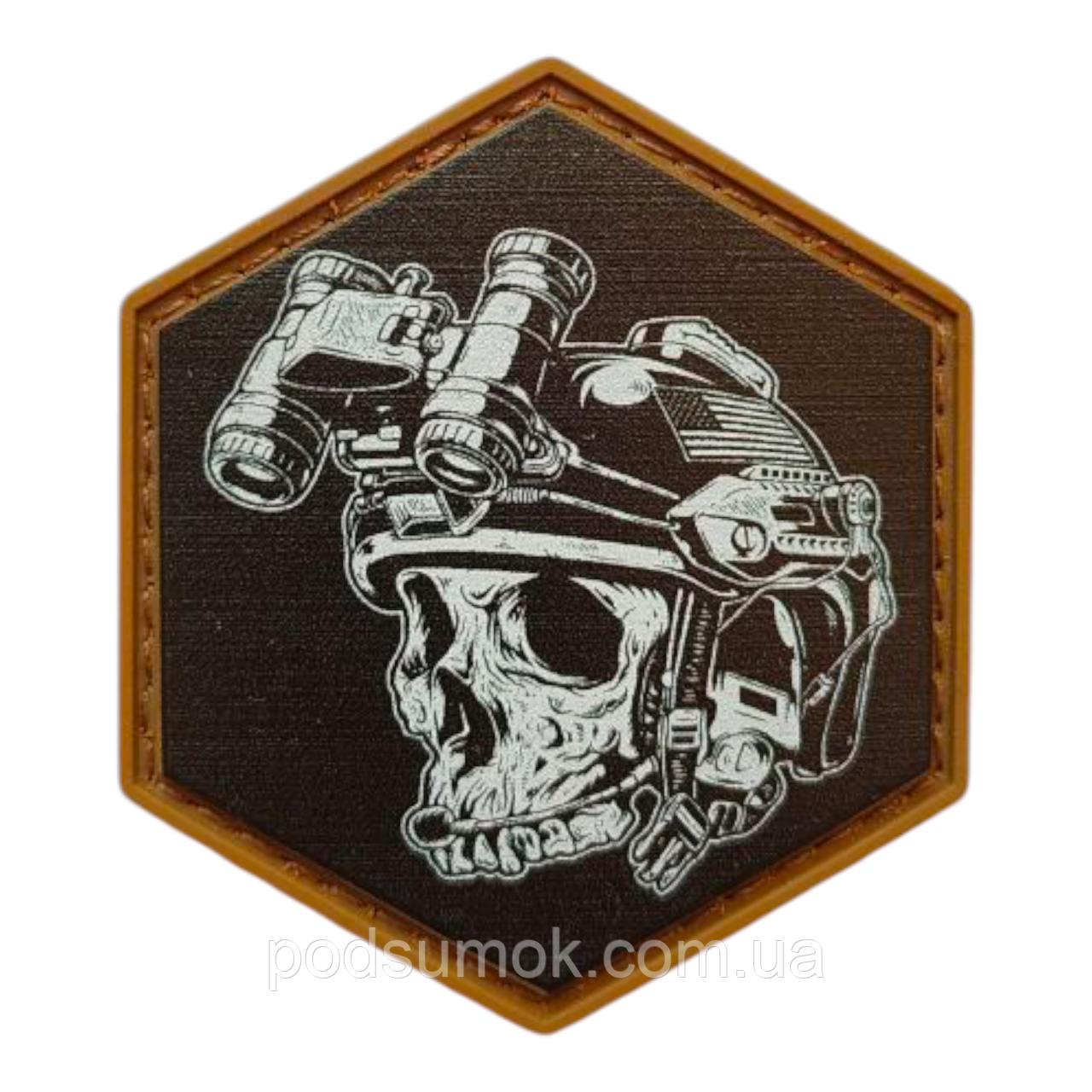 Шеврон ПВХ HEX PATCH H-69 на липучці для велкро патч гумовий, фото 1