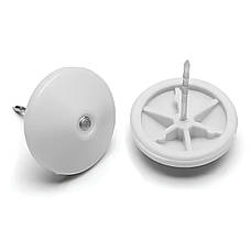 Гвоздики RESTEQ для антикрадіжних датчиків 1000 шт - протикрадіжні кнопки голки з насічками, чорні, фото 5