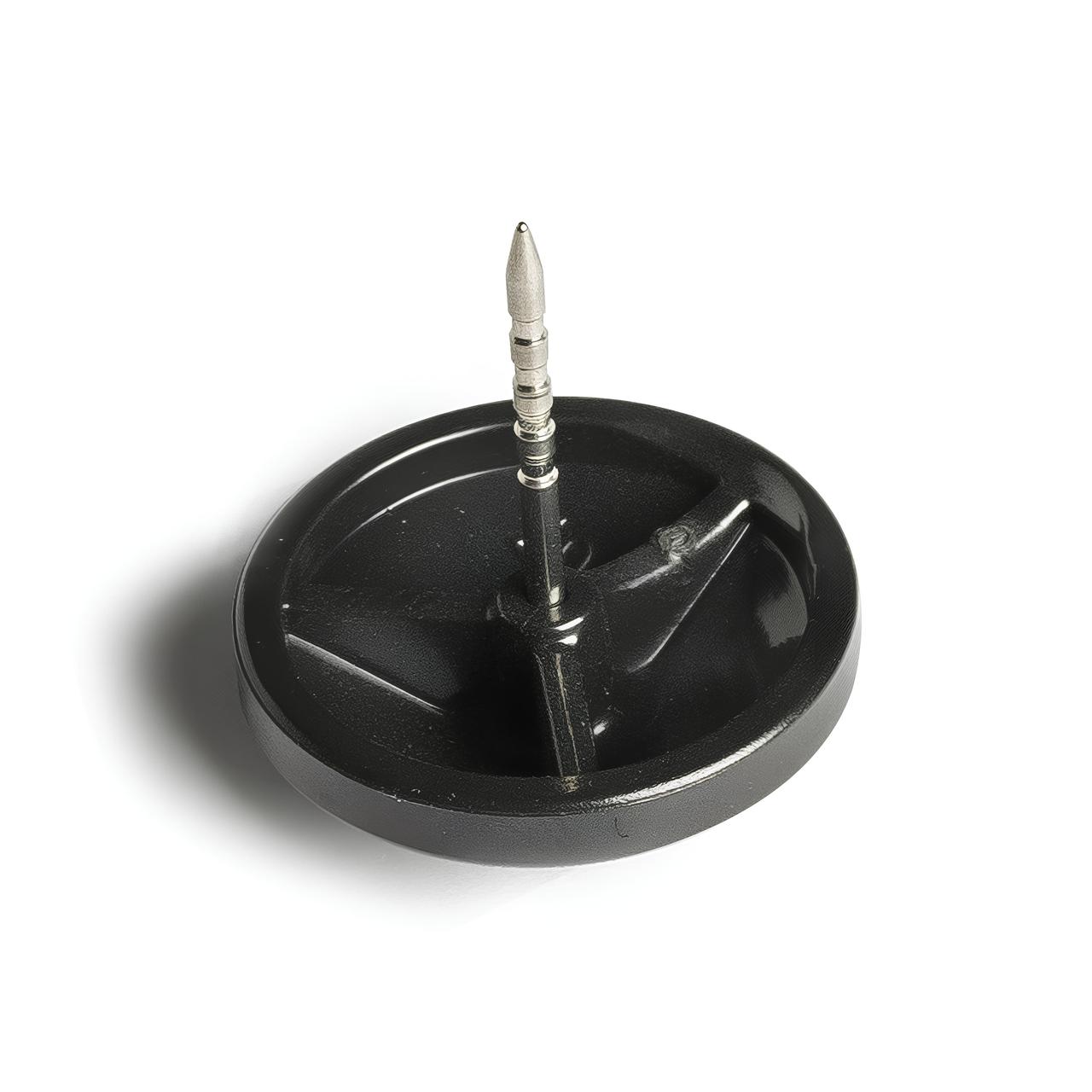 Гвоздики RESTEQ для антикрадіжних датчиків 1000 шт - протикрадіжні кнопки голки з насічками, чорні