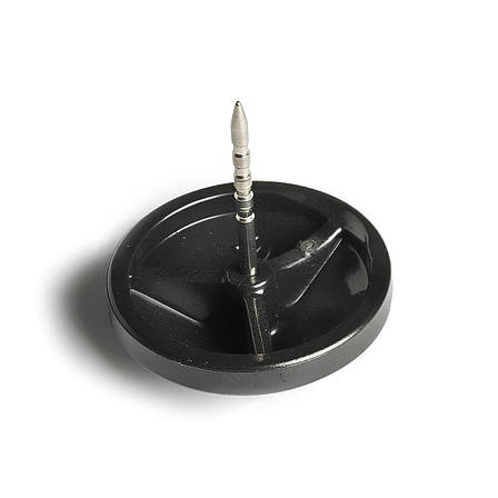 Гвоздики RESTEQ для антикрадіжних датчиків 1000 шт - протикрадіжні кнопки голки з насічками, чорні, фото 1