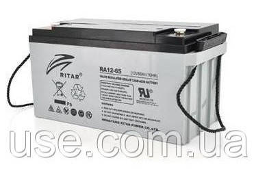 Акумулятор AGM 12V 65 Ah, А*год, Ампер-годин, 65А/год, 12 Вольт, В, АКБ, АГМ, свинцево-кислотний, стаціонарний, герметичний