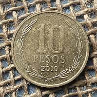 10 песо 2010 року. Чилi