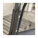 Садова гойдалка 3х-місна з навісом та 2 подушками до 260кг eCarla HO01CZ ЧОРНА Качеля для саду, фото 8