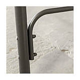 Садова гойдалка 3х-місна з навісом та 2 подушками до 260кг eCarla HO01CZ ЧОРНА Качеля для саду, фото 10