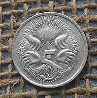 5 центiв 1976 року. Австралiя
