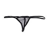 Стринги прозорі міні ONE SIZE чорні (MKR-SET-bl), фото 2