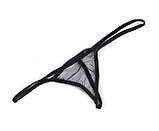 Стринги прозорі міні ONE SIZE чорні (MKR-SET-bl), фото 3