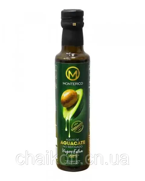 Масло из фрукта авокадо Avocado oil Monterico 250мл (Испания), фото 1