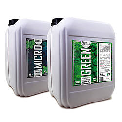 2 х 10 л Green Kit набір добрив для зелені, мікрозелені і розсади