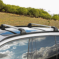 Багажник (поперечини) на інтегровані рейлінги Strong V2 120 см (2 шт) Сірий для Acura MDX 2021-2025 рр