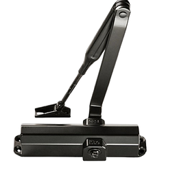 Дотягувач дверний верхній Iseo 20 вага двері до 80 кг чорний