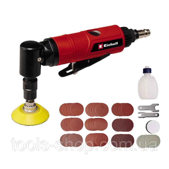 Потужна шліфмашина кутова пневматична Einhell TC-PA 50 : диск 50 мм, 6.3 бар (4138550), фото 1