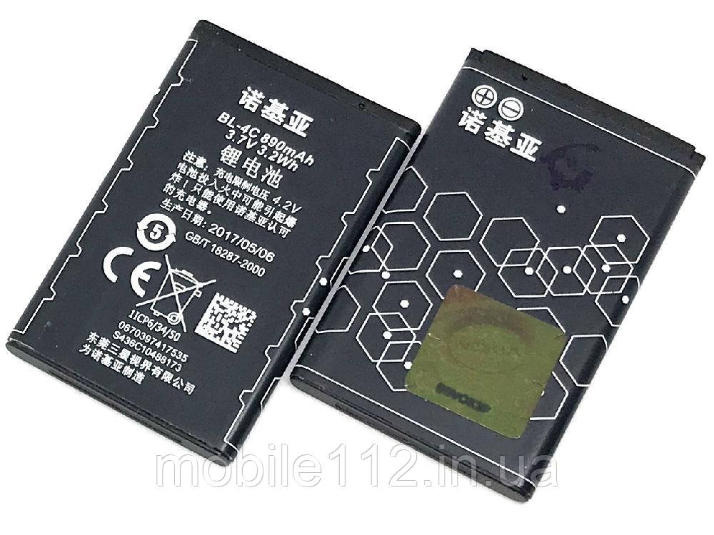 Батарея (акумулятор) Nokia BL-4C оригінал Китай 890mAh 108 1202 1203 1661 2220s 2650 2652 2690 3500c 5100 5130 6100 6101 6133 613, фото 1