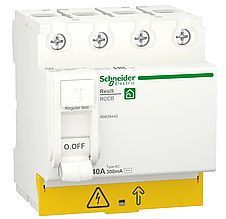 Пристрій захисного вимкнення 40A 30 мA 4П типАС RESI9 Schneider Electric