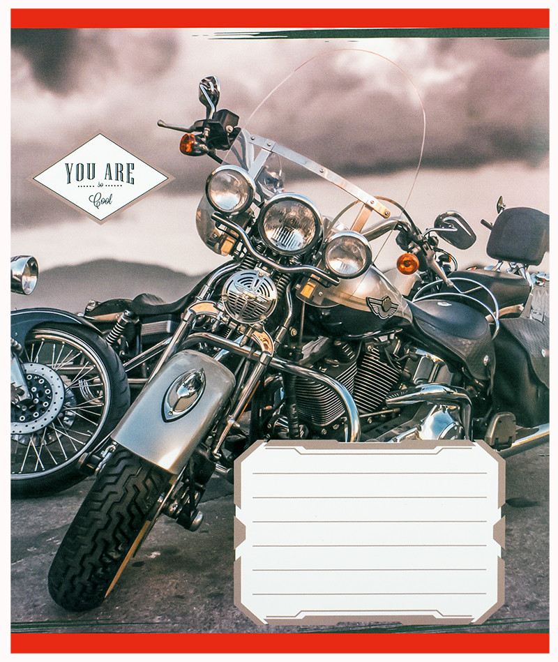 Зошит шкільний Leader Гранж 18 аркушів лінія