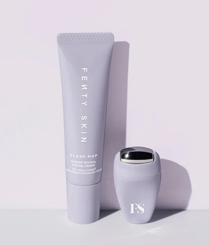 Fenty Skin Flash Nap - освіжаючий крем для шкіри навколо очей проти набряків і темних кіл з масажером, 15 мл, фото 1