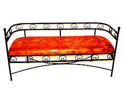 Кований диван 2 (з м'яким сидінням)