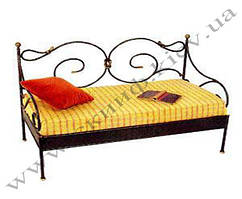 Кований диван 7 ( з м'якою частиною)