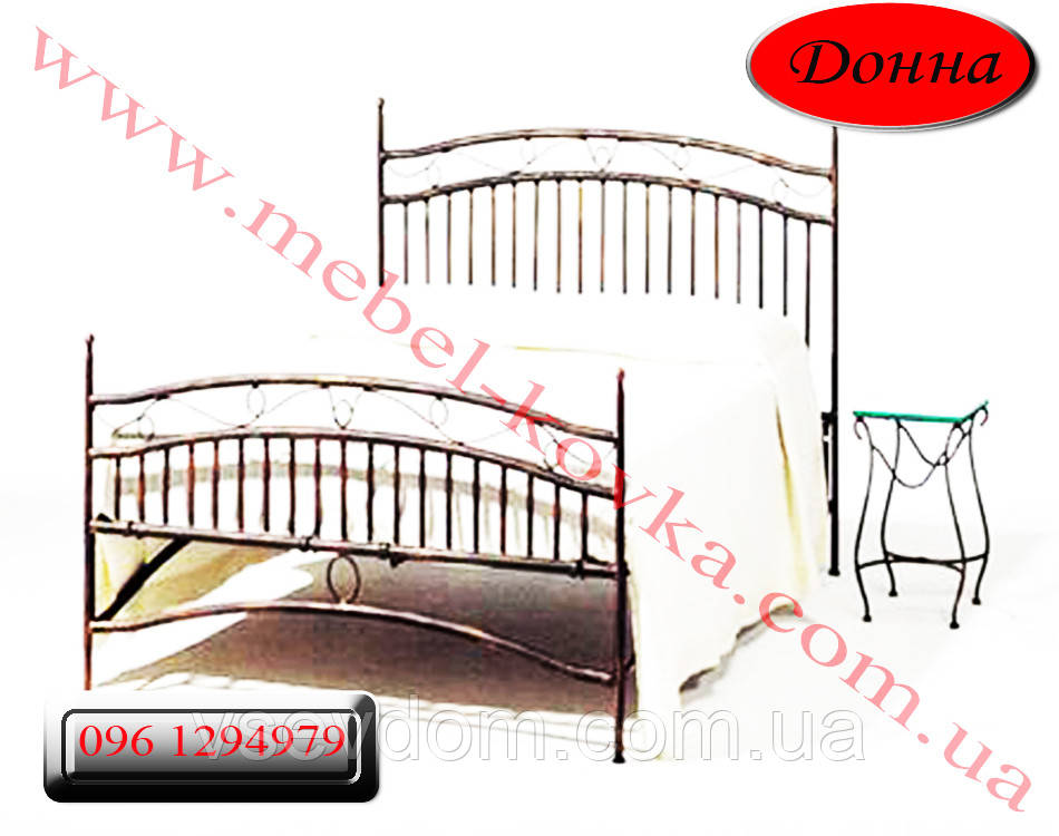 Ліжко односпальне коване "Донна", фото 1