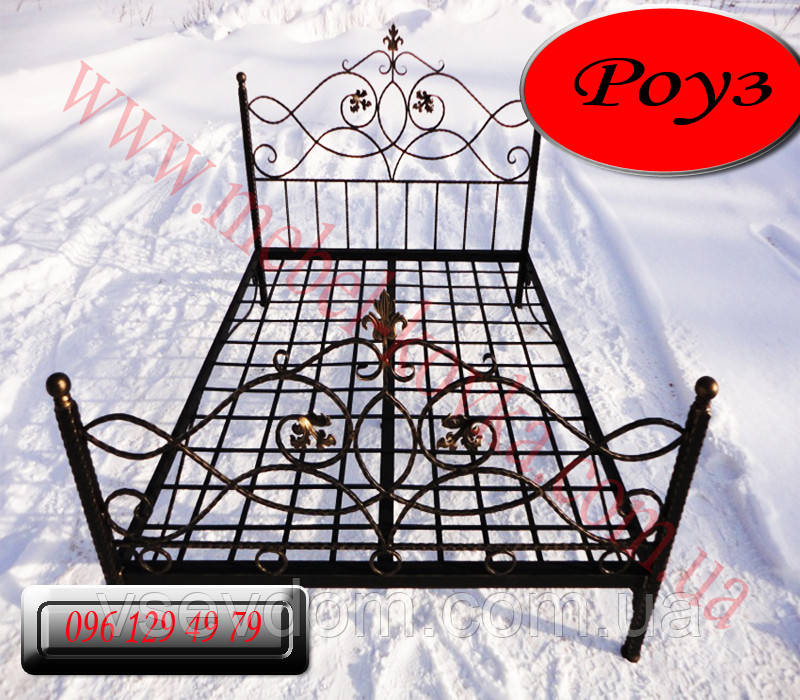 Коване ліжко "Роуз", фото 1