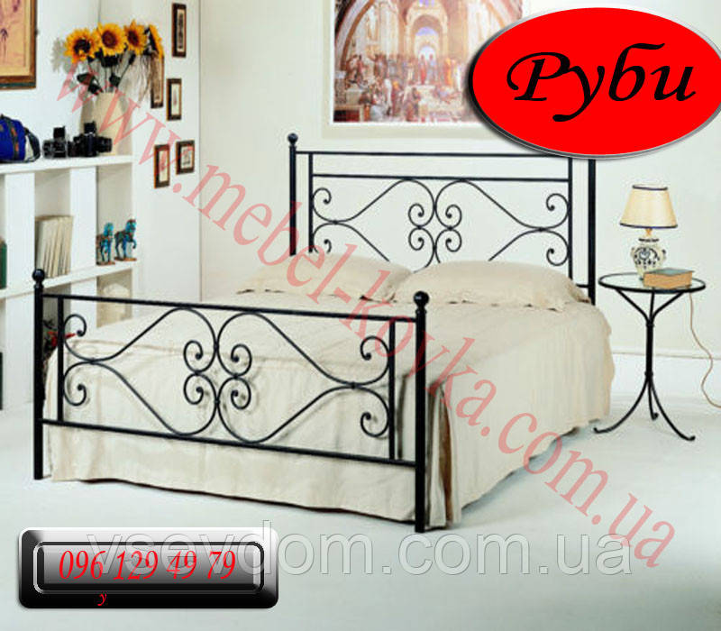 Коване ліжко "Рубі", фото 1