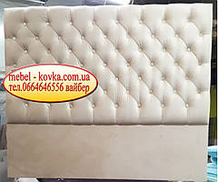 М'які стінові панелі на замовлення з гудзиками з велюру Ліра