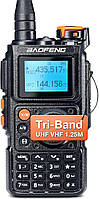 Рація BAOFENG K6 Tri-Band 5W з акумулятором 2600 мАг, USB Type-C, 999 каналів, VHF/UHF/FM/NOAA