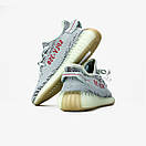 Кросівки чоловічий Adidas Yeezy Boost 350 V2 Zebra (00597), фото 6