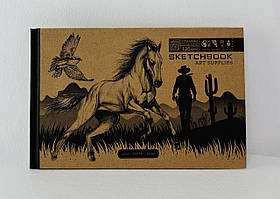 Скетчбук 36 аркушів Чистий аркуш 197*124 мм Тверда обкладинка (4474-2119) Mandarin