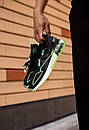 Кросівки чоловічі чорні Adidas ZX 2K Black Green White (10774), фото 5