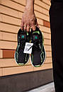 Кросівки чоловічі чорні Adidas ZX 2K Black Green White (10774), фото 9