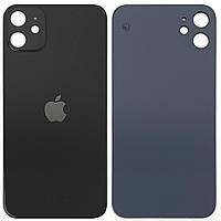 Задня кришка Apple iPhone 11 (чорна оригінал Китай з великим отвором)