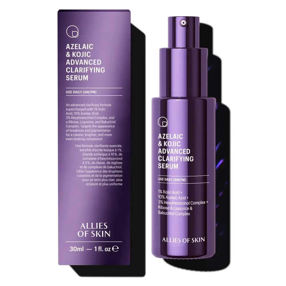 Allies of Skin Azelaic & Kojic Advanced Clarifying Serum - освітлююча сироватка з азелаїновою і койєвою кислотами, фото 1