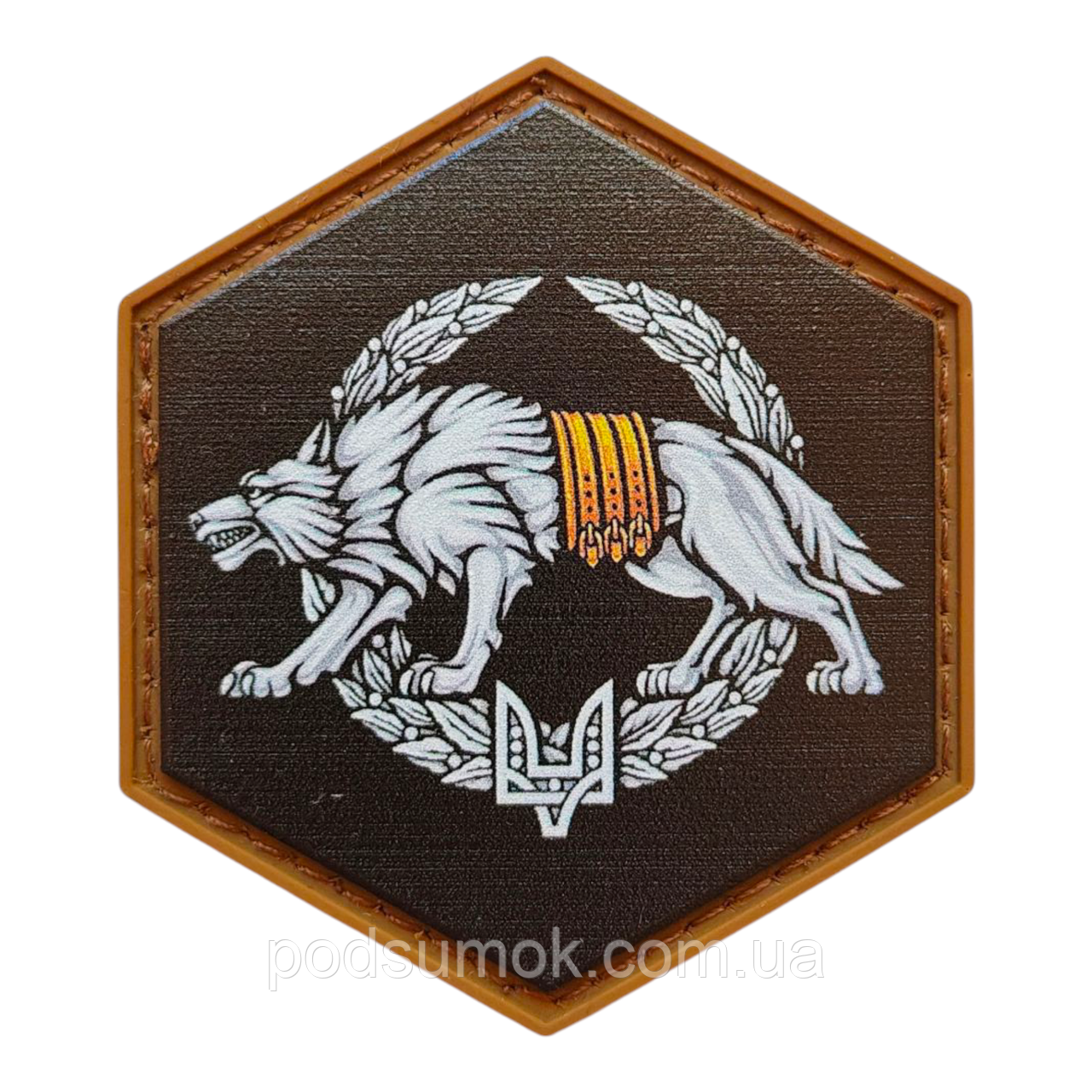 Шеврон ПВХ HEX PATCH H-94 на липучці для велкро патч гумовий, фото 1