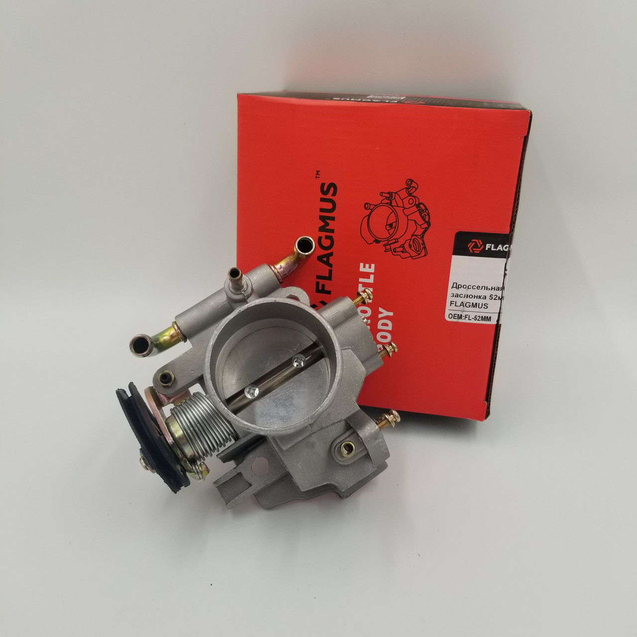 Дросельна заслінка ВАЗ 2108-099, 2113-15, 2110-12, 1118, 1117 52мм FLAGMUS Чехія