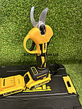 Акумуляторний секатор DeWalt DCMPP550P1 (48V, 6AH) ефективний інструмент для професійного догляду за рослинами, фото 4