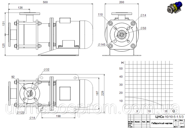 Насос ЦНСК 10-10