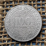100 франкiв 1977 року. (ВСЕАО)