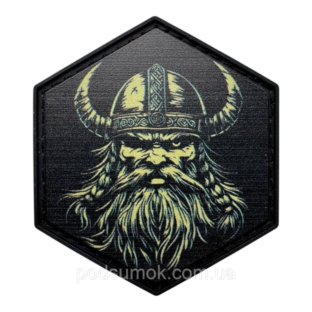 Шеврон ПВХ HEX PATCH H-106 на липучці для велкро патч гумовий, фото 1