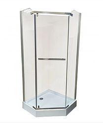 Душова кабіна Diamond Premium DP-006 90x90x210 прозоре скло п'ятикутна, мілкий піддон