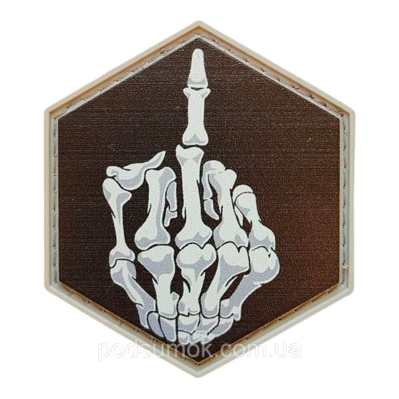 Шеврон ПВХ HEX PATCH H-108 на липучці для велкро патч гумовий, фото 1